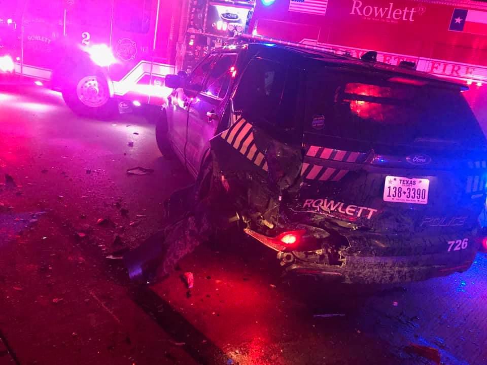 Second Rowlett Police unit to be hit by drunk driver